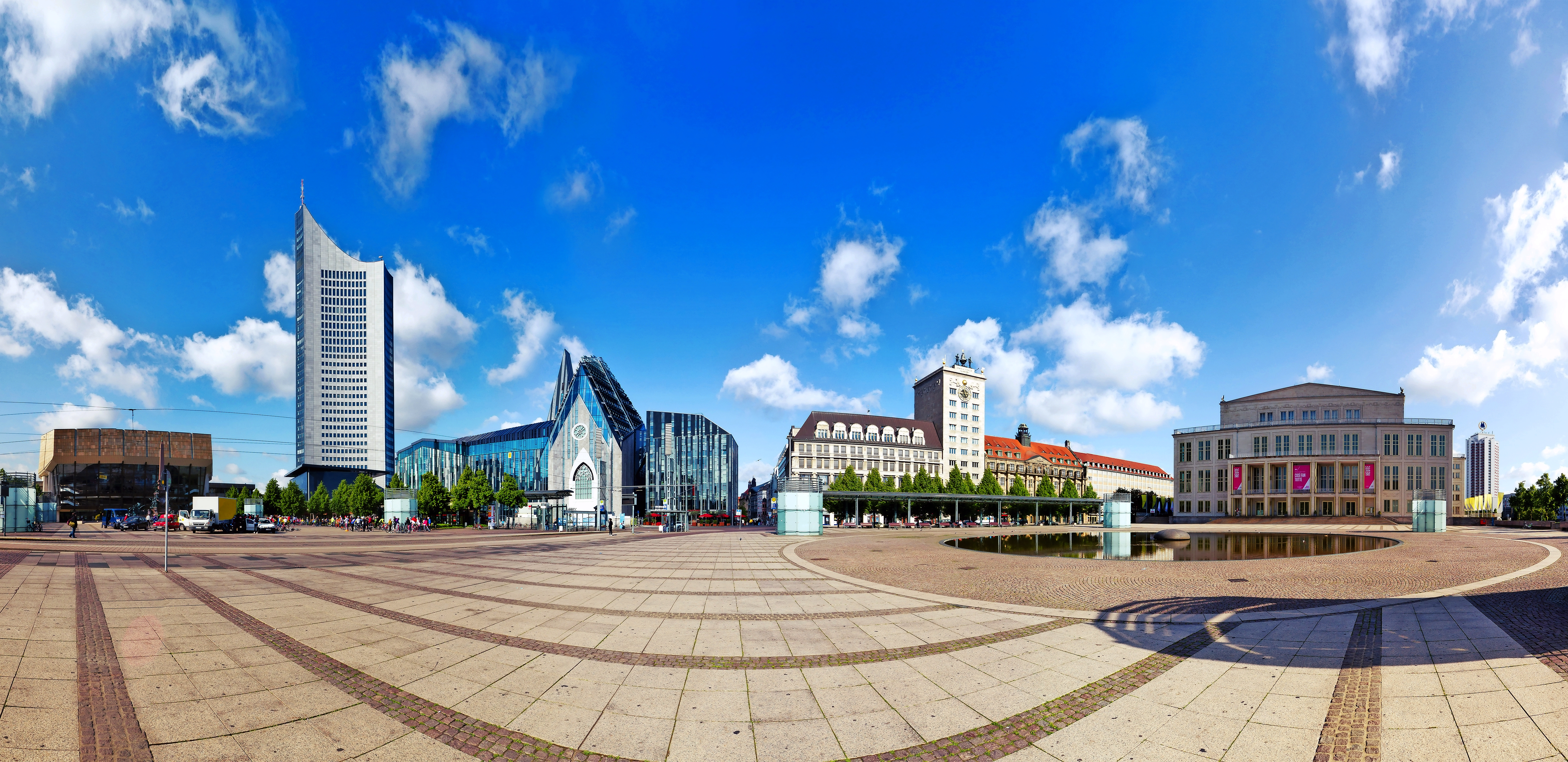 Augustusplatz in Leipzig 