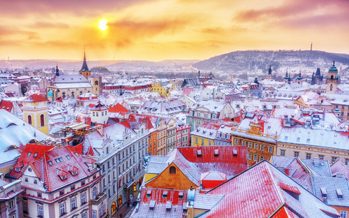 Prag im Winter