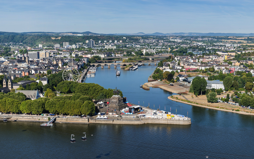 Koblenz, Deutsches Eck