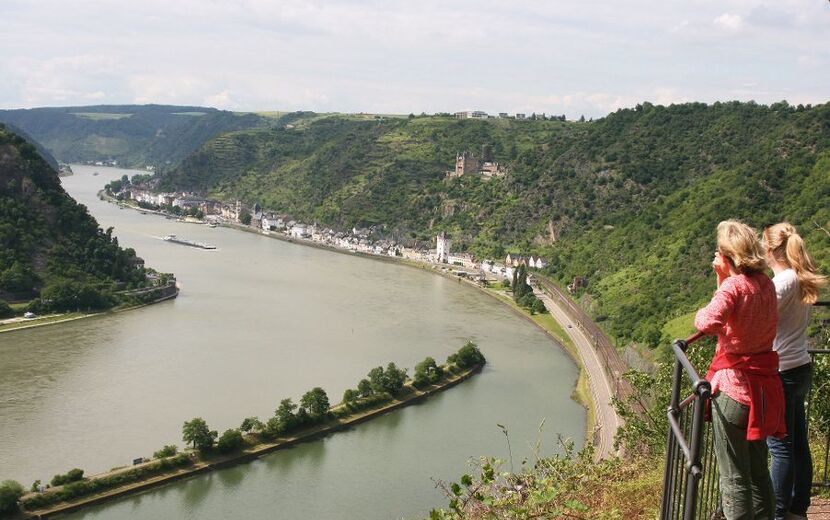Blick vom Loreleyfelsen