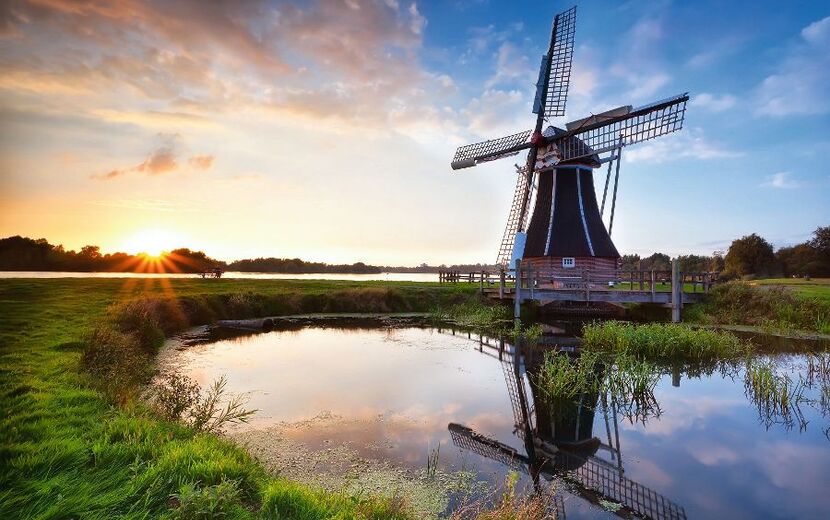 Holländische Windmühle