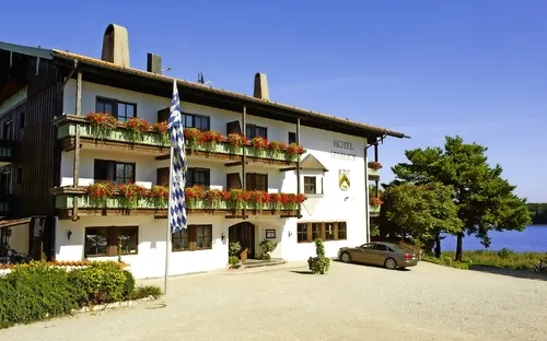 Hotel Seeblick, Pelham, Bayern, Deutschland, Außenansicht