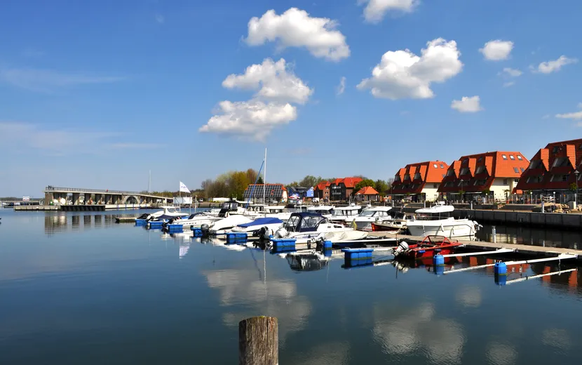 Yachthafen auf der Insel Rügen