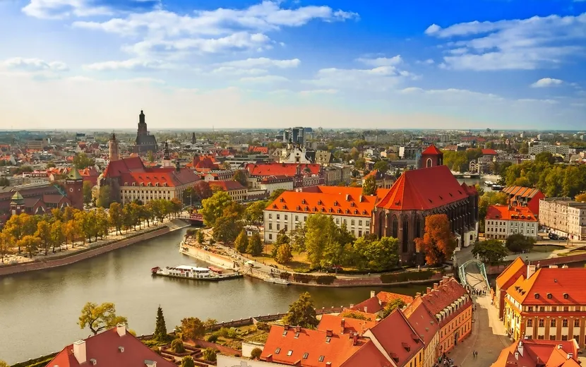 Panorama von Breslau