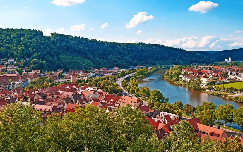 Blick auf die Altstadt von Wertheim am Main