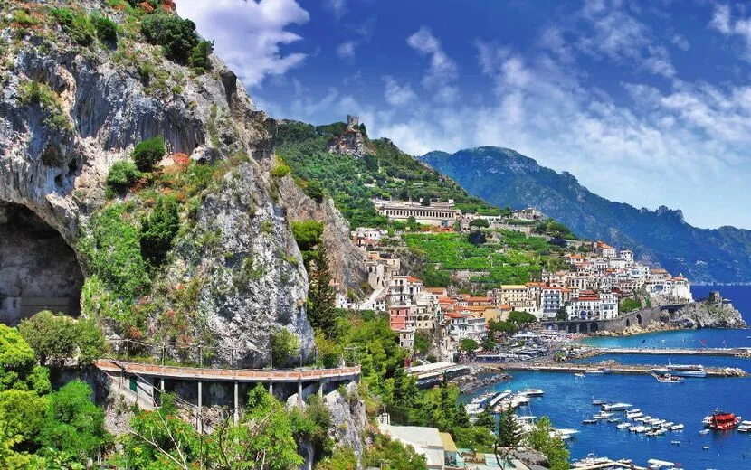 Positano an der Amalfiküste, Italien