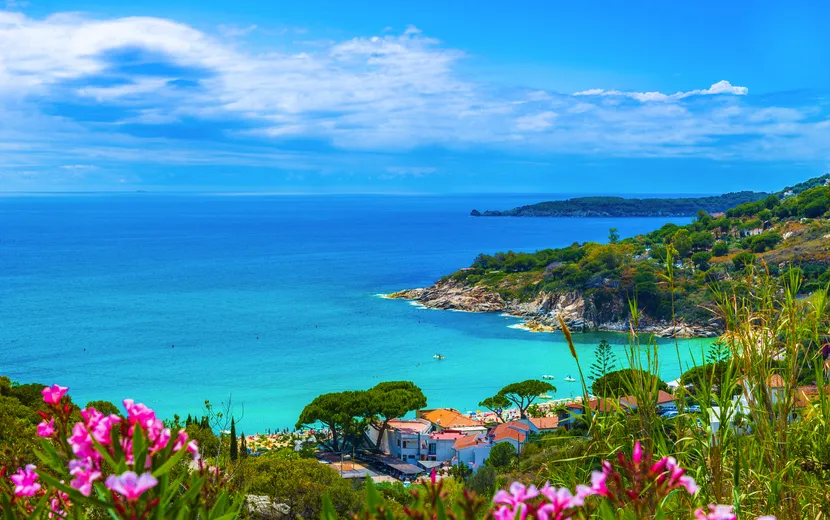 Küste nahe Portoferraio auf der Insel Elba, Italien