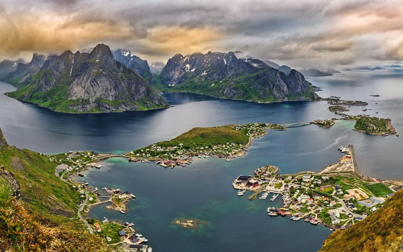 Panorama der Lofoten, Norwegen