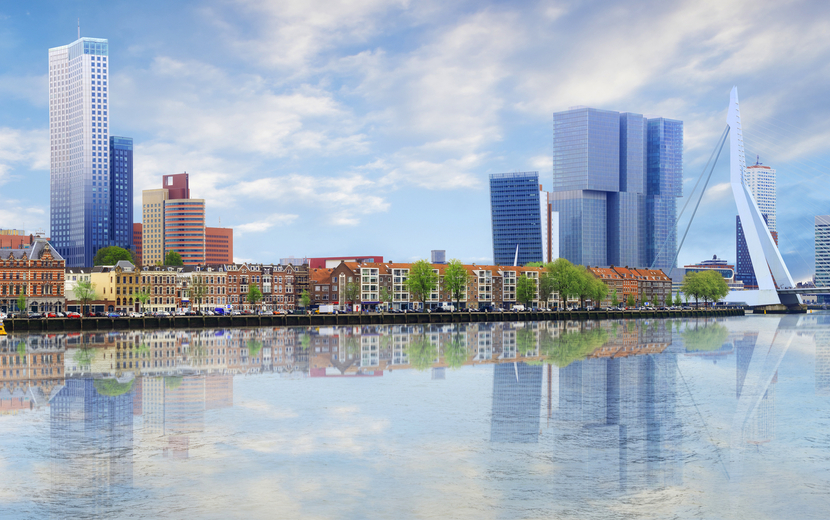 Panorama von Rotterdam