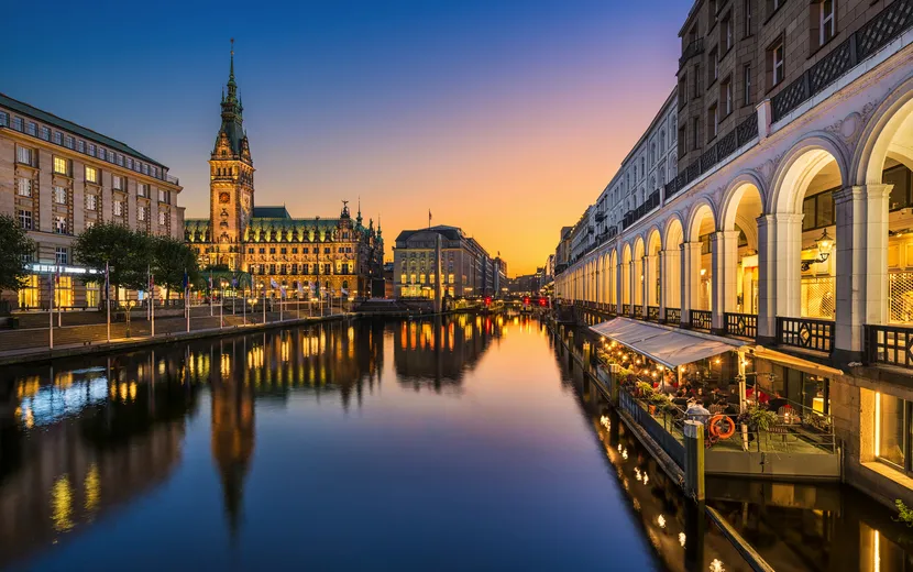 Rathaus von Hamburg, Deutschland