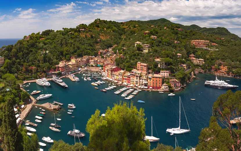 Panorama von Portofino