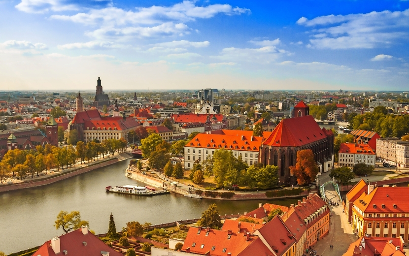 Panorama von Breslau