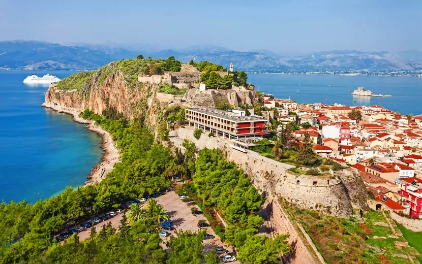 Nafplio Luftbild, Griechenland