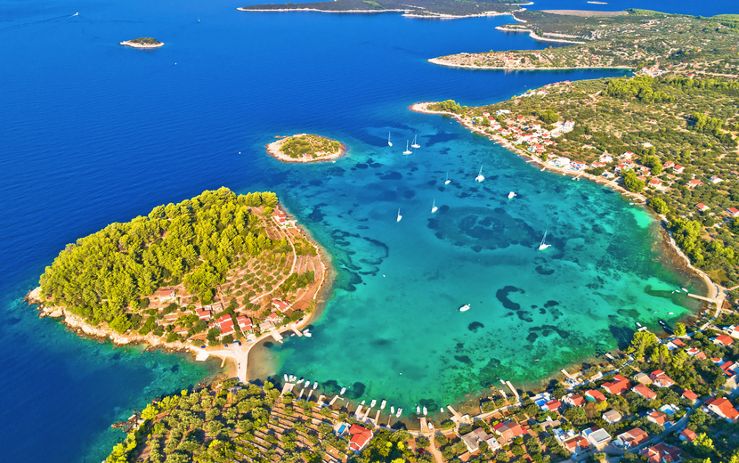 Segelbucht Gradina auf der Insel Korcula