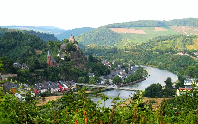 Altstadt von Saarburg in Rheinland-Pfalz, Deutschland