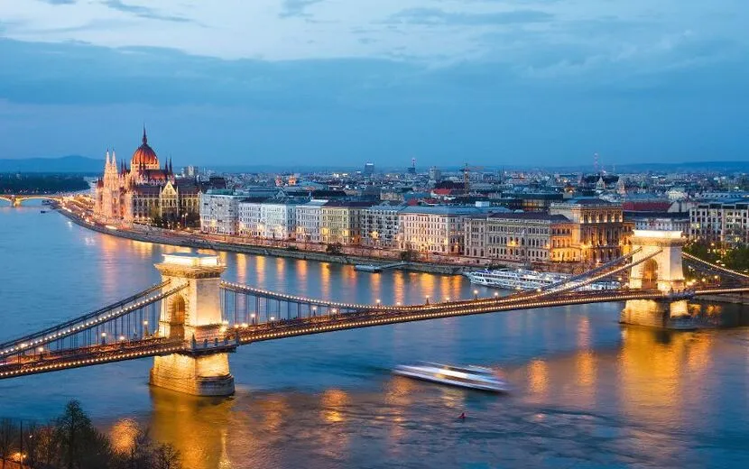 Budapest, Cityscape By Night