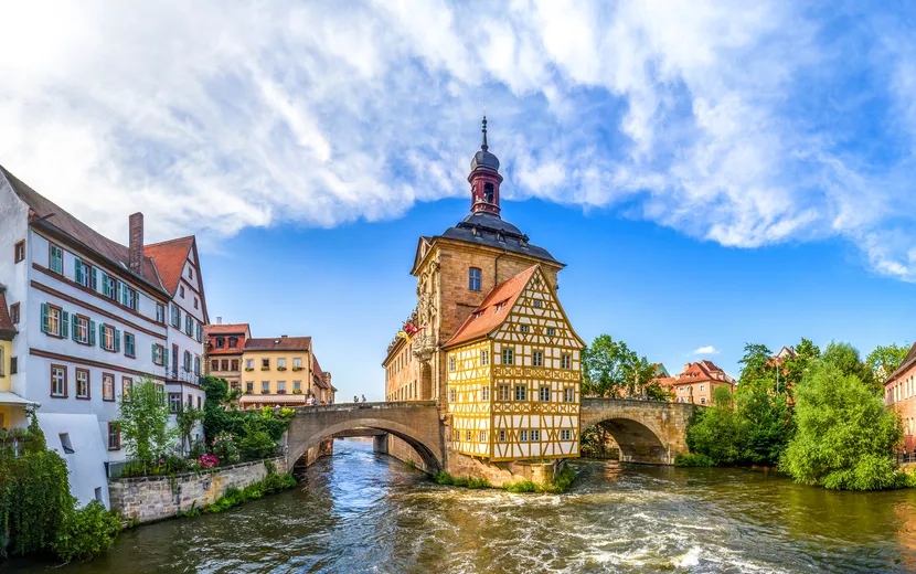 Brückenrathaus in Bamberg, Deutschland