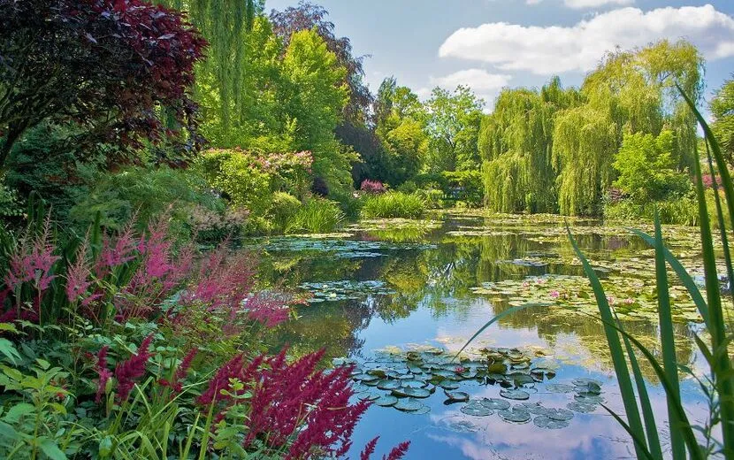 Botanischer Garten des Malers Monet in Giverny, Frankreich