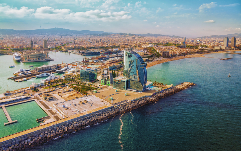 Barcelonas Küste