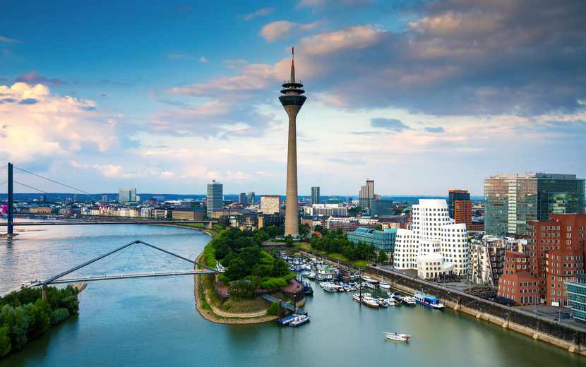 Panorama von Düsseldorf 