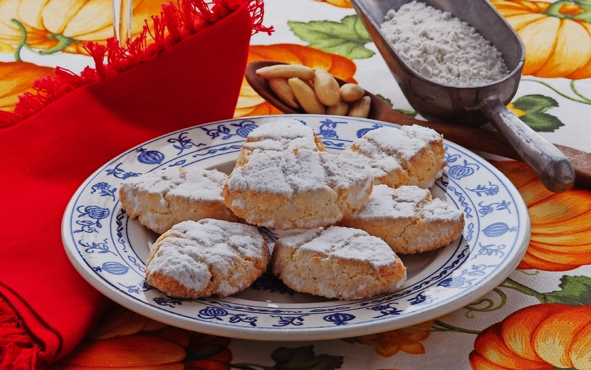 Ricciarelli - Weihnachten Süßigkeiten Toskana - Siena