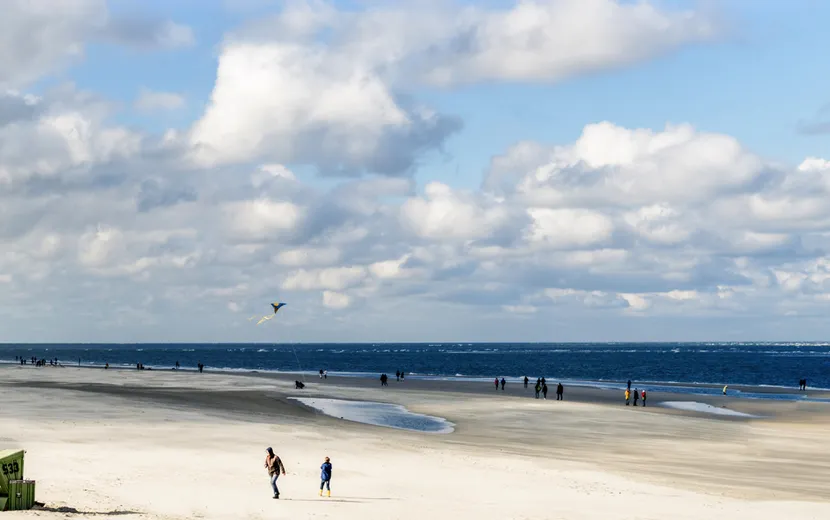 Nordseestrand im Herbst