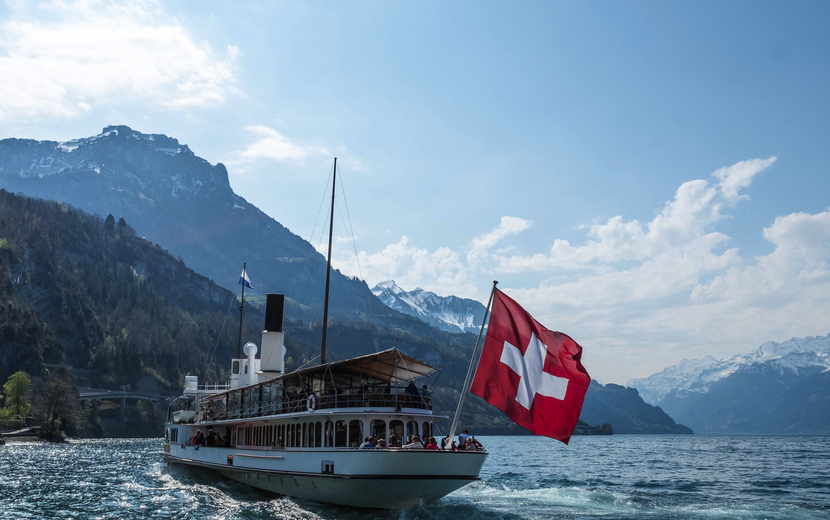 Raddampfer auf dem Vierwaldstättersee