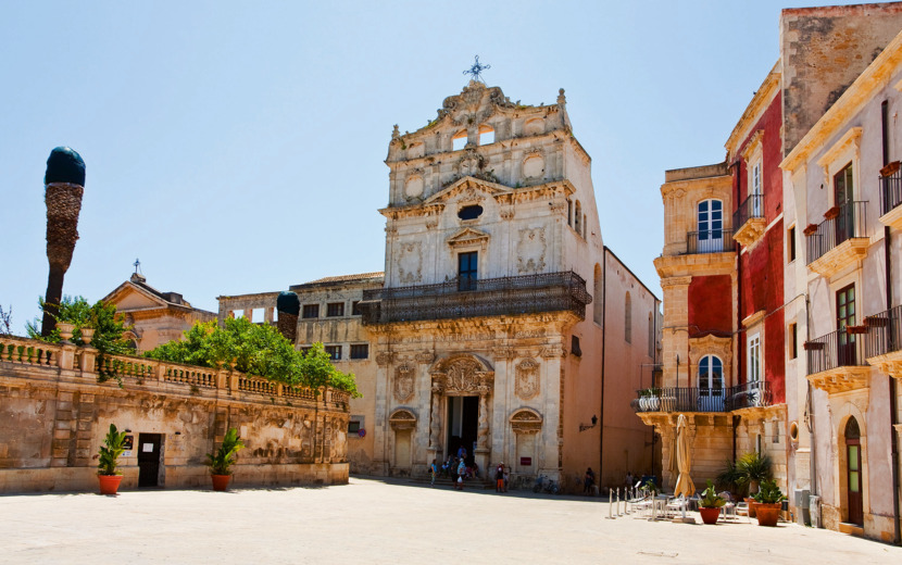 medieval Episcopal Palace in Syracuse