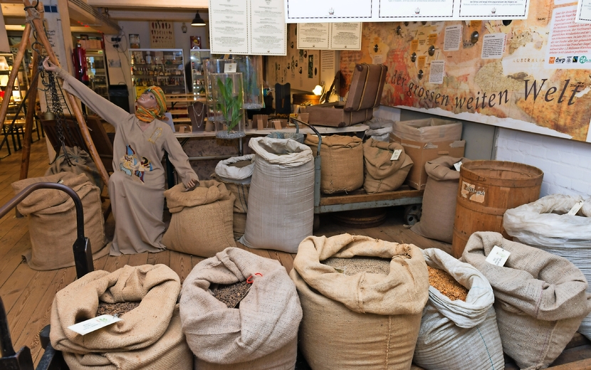 Spicy’s Gewürzmuseum in der Speicherstadt von Hamburg, Deutschland