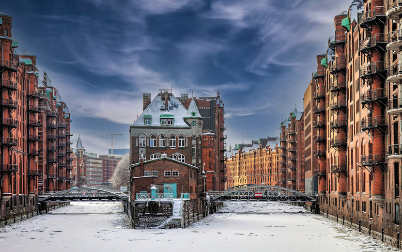 Speicherstadt Hamburg im Winter