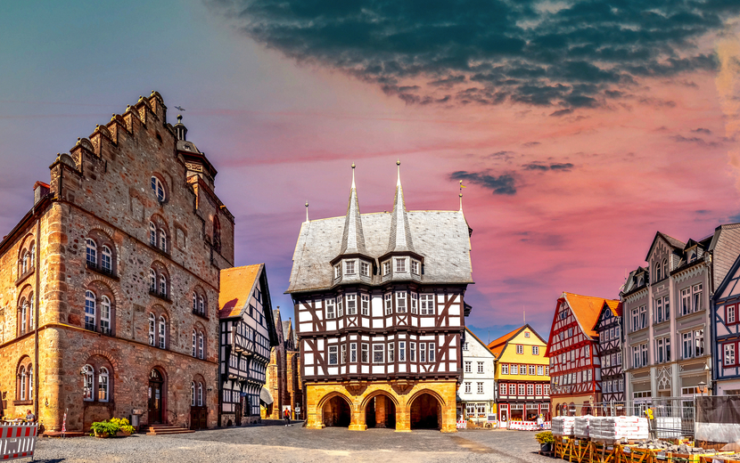 Rathaus von Alsfeld in Hessen