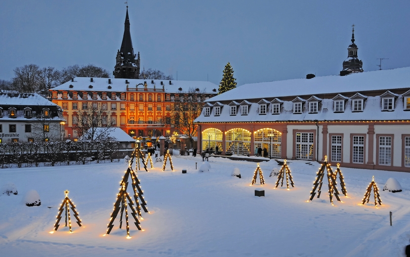 Weihnachten in Erbach im Odenwald, Deutschland
