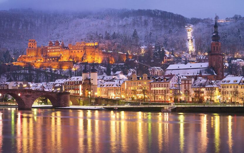 romantische Altstadt von Heidelberg