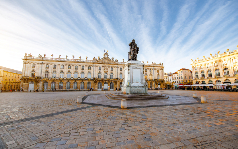 zentraler Platz in der Altstadt von Nancy