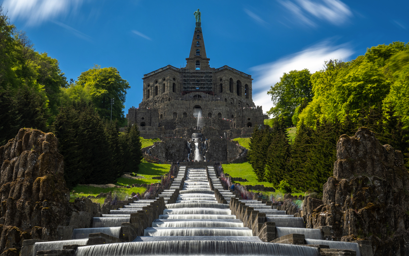 Wasserspiele im Bergpark Wilhelmshöhe Kassel