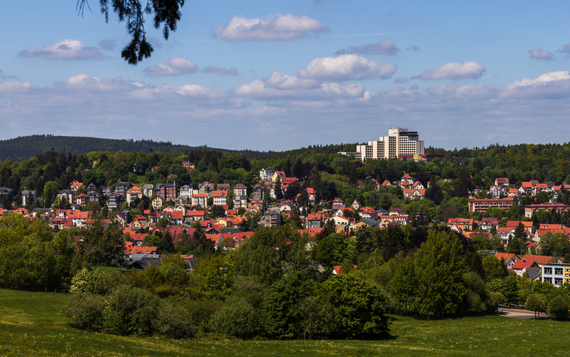 Blick vom Luther-Weg auf Friedrichroda