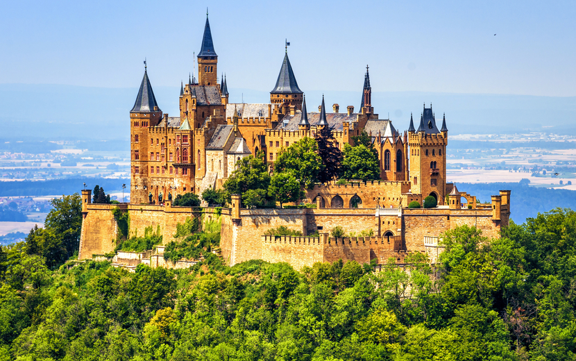 Schloss Hohenzollern in Baden-Württemberg, Deutschland