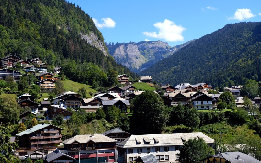 Morzine in den französischen Alpen