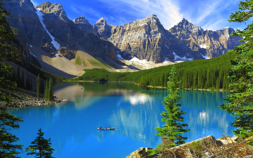 Moraine Lake im Banff Nationalpark