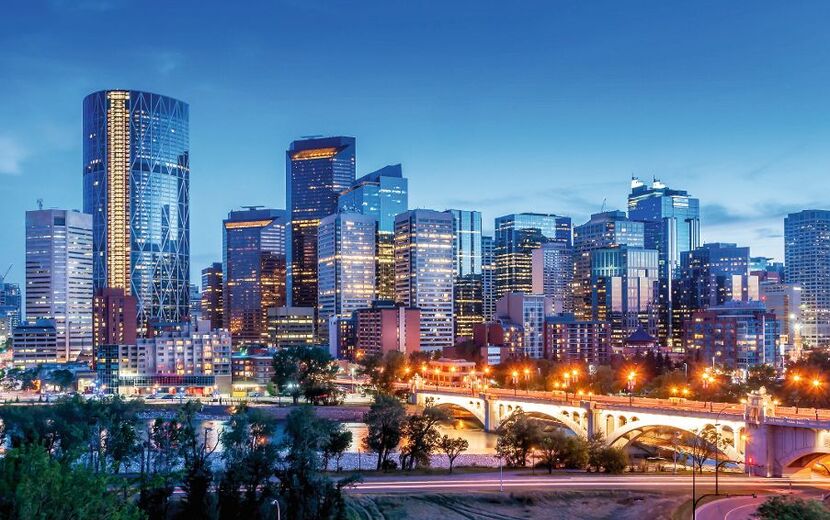 Calgary in der westkanadischen Provinz Alberta