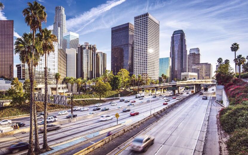 Downtown Los Angeles, California Cityscape