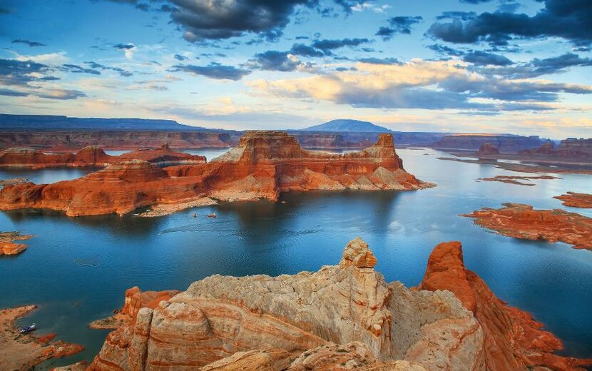 Blick vom Alstrom Point auf den Lake Powell
