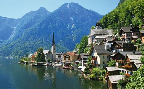 Hallstatt am See