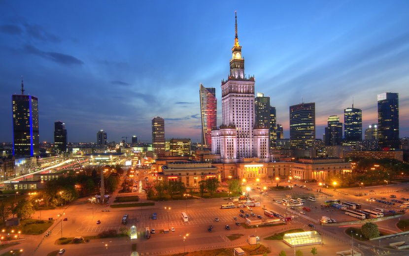 Kulturpalast in Warschau, Polen