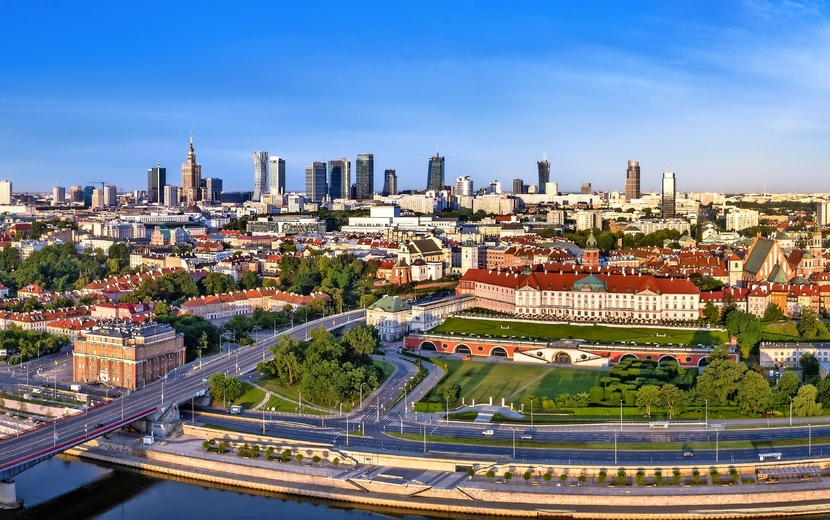 Panorama von Warschau