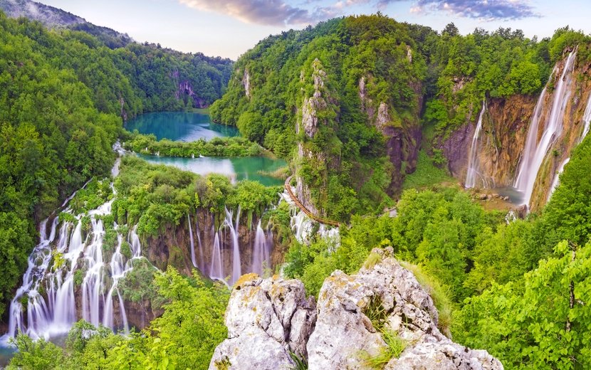 Nationalpark Plitvicer Seen in Dalmatien, Kroatien