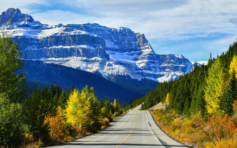 Icefields Parkway im Banff-Nationalpark