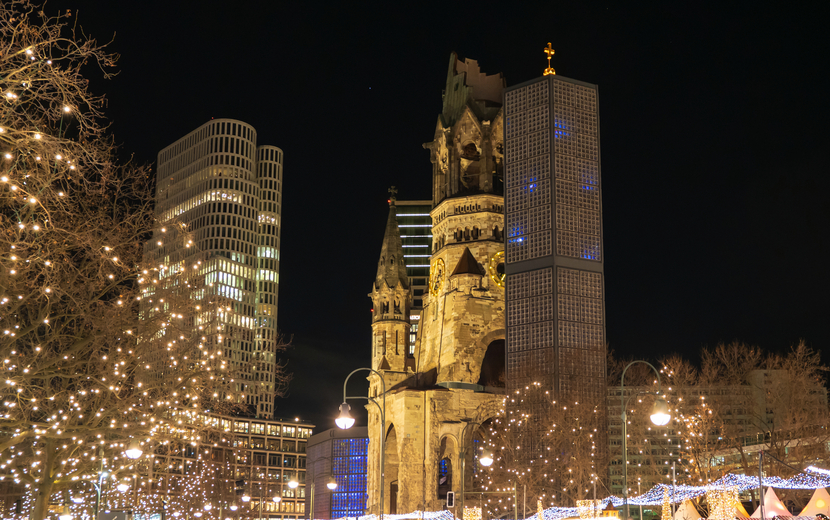 Gedächtniskirche Berlin zur Weihnachtszeit