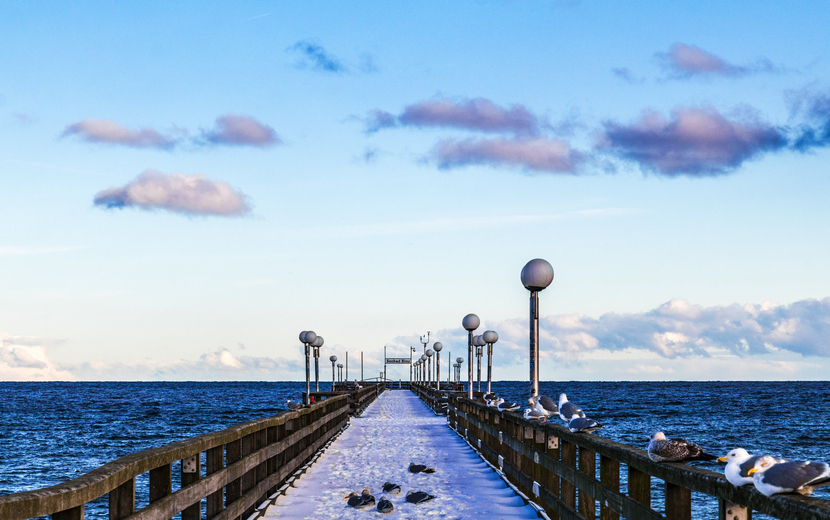 Seebrücke Binz auf der Insel Rügen, Deutschland