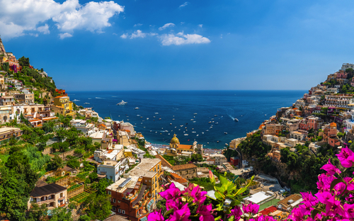 Positano an der Amalfiküste, Italien